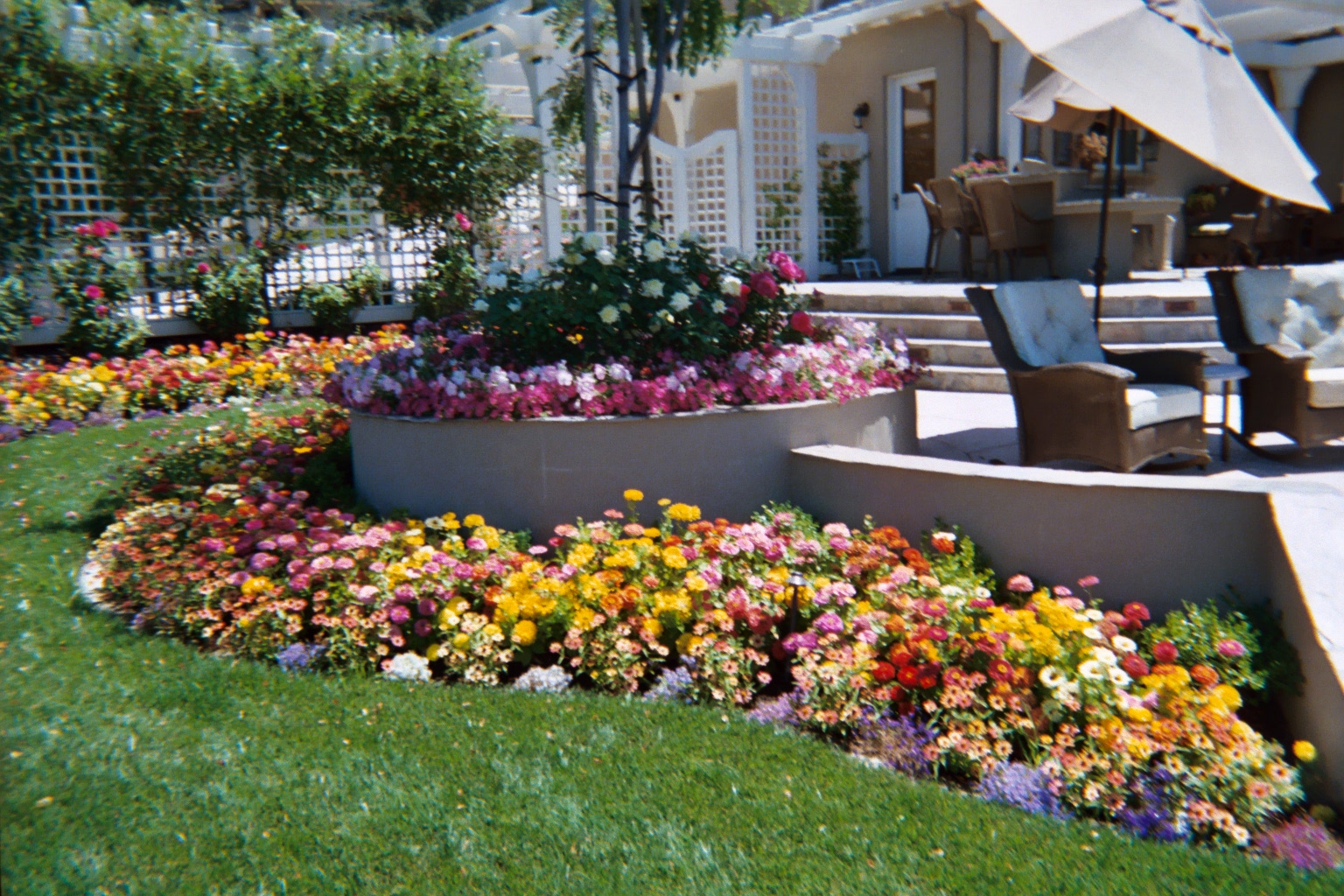 Spring & Summer Flower Beds Landscape Makeover Folsom & Sacramento