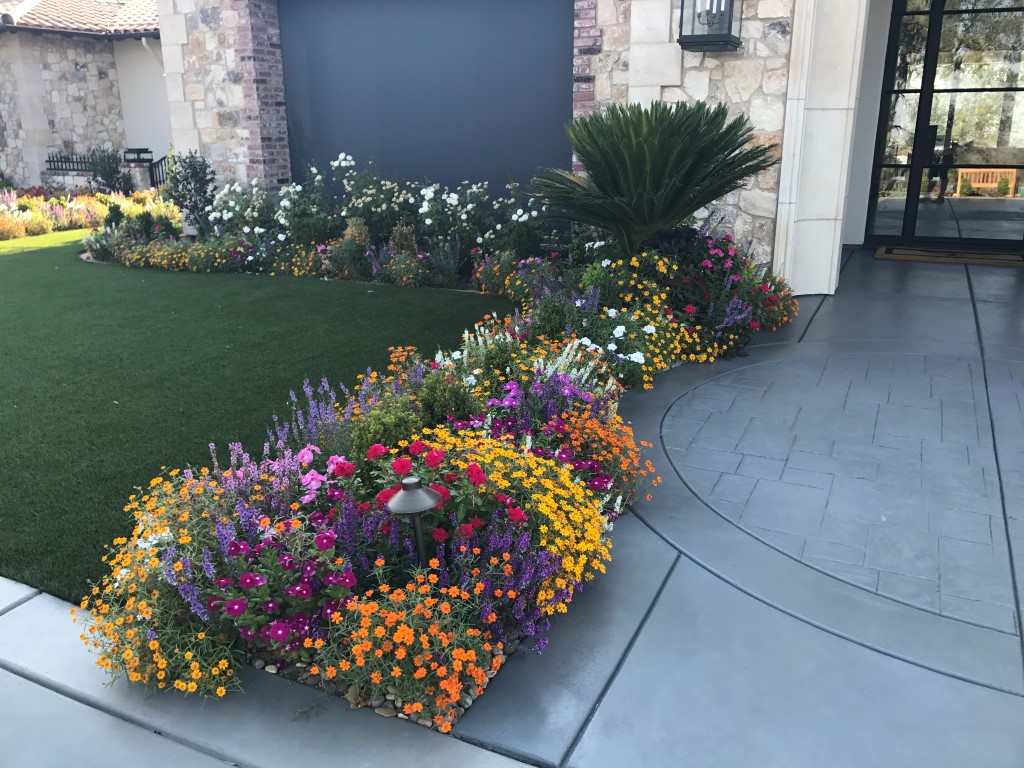 Spring & Summer Flower Beds Landscape Makeover Folsom & Sacramento